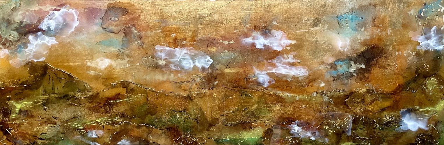Gold-Flecked Clouds by Mandy Reitman