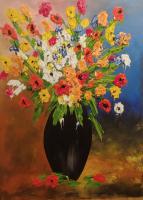 "Floral Burst I" by Rita Vilma
