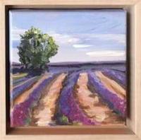 "Bright Spot/Lavender Field" by Dawn Calhoun