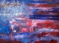 'Blue, Red and White' by Rosa McMurtray