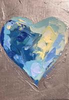 "Blue Heart III" by Dawn Calhoun