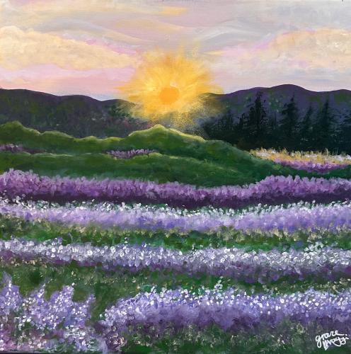 "Lavender Sunset" by Grace Broggi