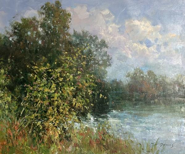 "Verdant Riverbank" by Matt Thomas