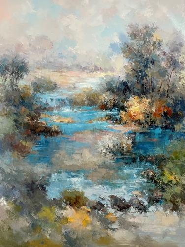 Gentle River by Van Matino