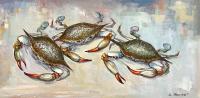 Colorful Crabs I by L Redman