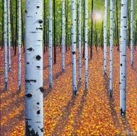 "Fall Birch" by Medha Bapat