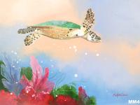 Colorful Turtle by P Charles