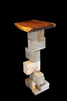"Block Walnut Pedestal" by Doug Pisik