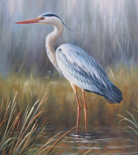 "Heron I" w/Frame (D) by Robertson