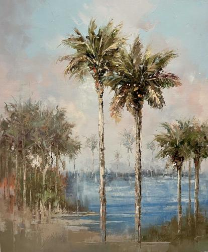 Tall Palms I by Van Matino