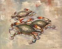 Three Crabs by L Redman