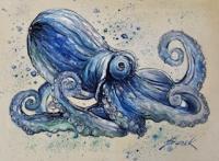 Blue Octopus II by C Park