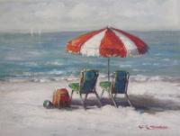 Beach Umbrella II by Rousso