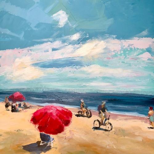 "The Red Umbrella" by Dawn Calhoun