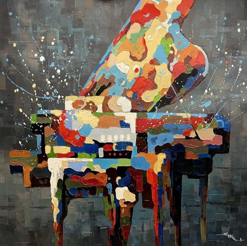 Colorful Keys by Samuel H