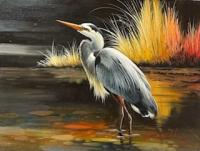 Midnight Heron by Brunelly