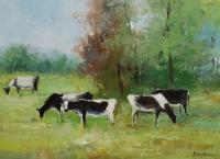 Meandering Cows w/F Frame by Kingston