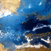"Blue Abstract II" by Rachel Pierce