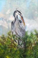 "The Great Blue Heron" by Schu