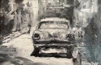 "Havana Street with Car" by Allison Doke