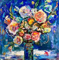 'Gogh Blue' by Debbie Moore
