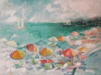 "Coastal Umbrellas" by Tailroy