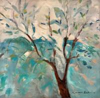 Tree in Blue and White by Kanayo Ede