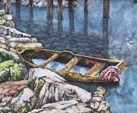 "Boat by the Dock" by Jerrold Siegal