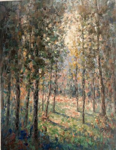 "Dappled Woodscape" by John Young