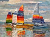 Colorful Sails by Matt Thomas