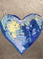 "Blue Heart II" by Dawn Calhoun