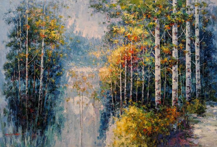 Birch Woods by Victoria Rodrigo