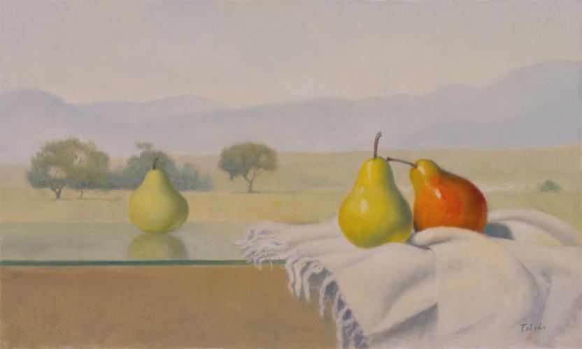 "Pears In A Landscape" by Melvin Toledo