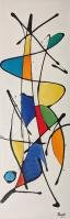 "A Tribute to Miró I" by Rosa Obregon