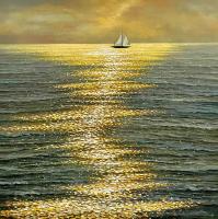 Sunset Sail by Samuel H