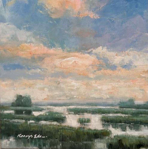 "Sunset on the Marsh II" by Kanayo Ede