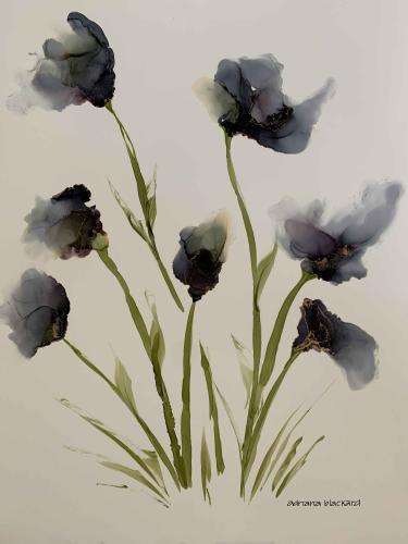 Blue Iris l by Adriana Blackard