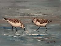 Sand Pipers II by Ray Young