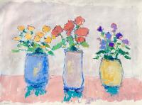"Floral Trio" by Lorrie Lane