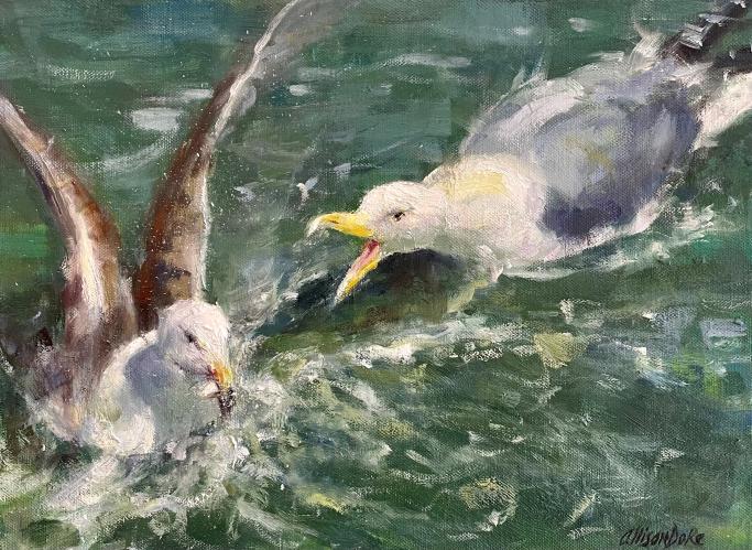 "Gull Fight" by Allison Doke